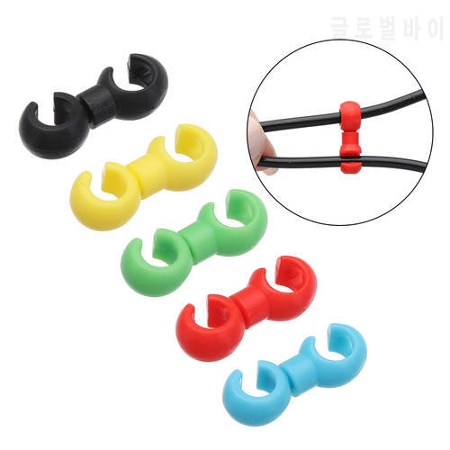10PCS Bicycle Brake Cable S-Style Buckle Cable Housing Clips MTB Bike Cross Line C-Shaped Buckle Brake Hose Organizer Clamp