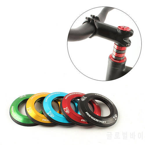 Bicycle Headset Cap MTB Mountain Bike Top Cap Cover CNC Aluminum Alloy Black/Red/Blue/Green/Gold Headset Cap Bicycle Accessories