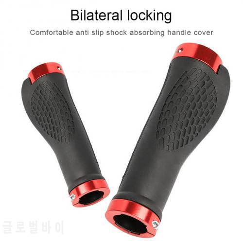 Bicycle Handlebar Grips Rubber Soft Non-slip Dust-proof MTB Bike Handle Cover Bicycle Grips Riding Equipment Bicycle Accessories
