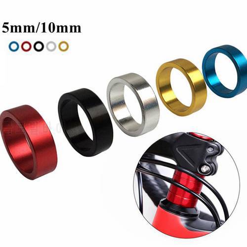 5/10mm Adjustment Aluminum Alloy Fork Washer Stem Handlebar Spacers Bike Headset Washer Ring Gasket Cycling Accessories
