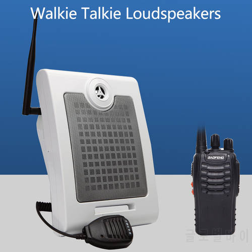 NEW ABBREE Loudspeaker White Walkie Talkie 5W High Power 120dB 400-480MHz UHF Handheld Two Way Radio Transceiver