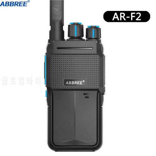 ABBREE AR-F2 Mini Walkie Talkie HF Transceiver Amateur Radio uhf band 400-470MHz baofeng uv-82 uv82 Two-way Radio