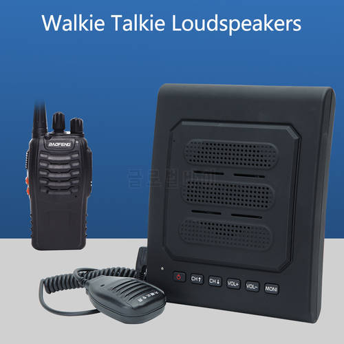 Hot Walkie Talkie Wireless Handheld Speaker Mic black Two Way Intercom Amplifier Loudspeaker for Restaurant School