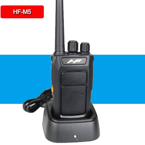 HF-M5 Mini Walkie Talkie Rechargeable amateur radio PTT PMR446 Long Range Portable Two-way Radio For Hunting walkie-talkie civil