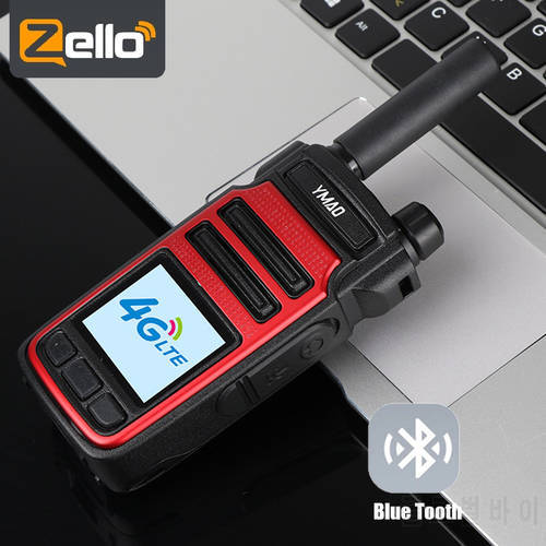 Zello walkie talkie long range 4G profesional Radio Network zello 3000mAh Transceiver HAM Mobile Radio 100km