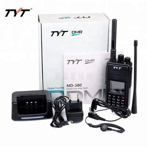TYT MD380 1000 Channels DMR Digital walkie talkie 400-480MHZ 5 watts Long range Two way radio Ham phone
