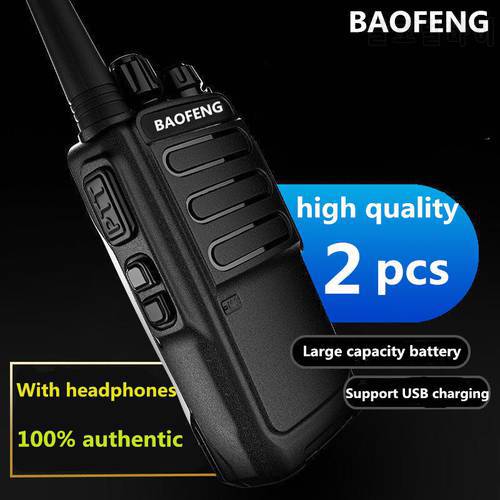 Baofeng BF-V1 Walkie Talkies Rechargeable Long Range 5W Two Way Radio 16 Channel Handheld Radio Built in LED Torch Microphone