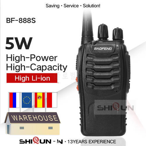 1/2/3/4/6PCS Baofeng BF-888S Walkie Talkie Ham 2 Way Radio UHF 400-470MHz 888s Cheap bf888s Handy Portable bf 888s UV 5R 82 UV16