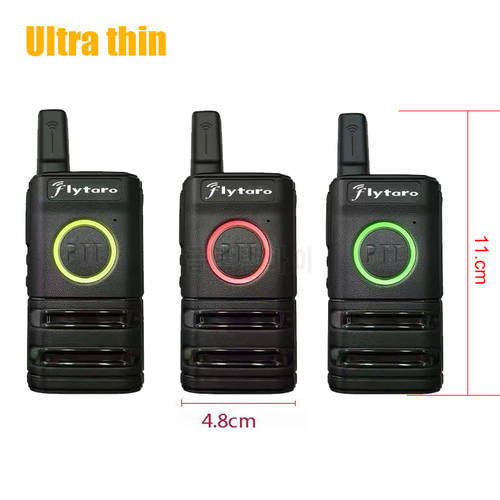 Hot Mini Walkie talkie 3w Ultra-thin ultra-light walkie-talkie 400-480mhz 1600mAH Radio mini Transceiver