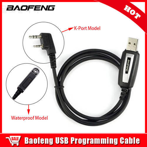 USB Programming Cable Cord CD For Baofeng Walkie Talkie BF-UV9R Plus/BF-A58/UV 5R/UV 10R Two Way Radio PC Write Frequency Line
