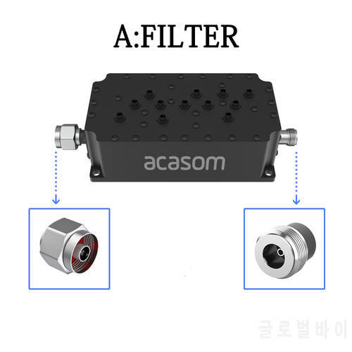 915MHz Male Female Cavity Filter for Helium Network Miner Lora Filter HNT Filter High Out Band Rejection