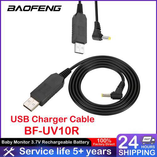 Baofeng UV 10R USB Charger Convenient Cable For BaoFeng UV-5R UV-82 3800mAh Walkie Talkie Hight Capacity Extend Battery UV-10R