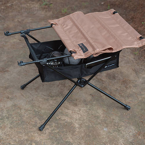 Outdoor Folding Table Net Bag Storage Bag Under Desk Lightweight Foldable Picnic BBQ Camping Hiking Fishing Garden Tools
