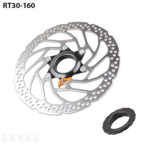 Hot RT30 Mountain Bike Central Lock Disc Brake Disc Disc Brake Disc 160mm With Lock Ring Fiets Accessoires