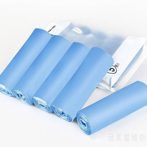 5 Rolls Portable Camping Festival Toilet Home Clean Composting Biodegradable Bag Outdoor Tool