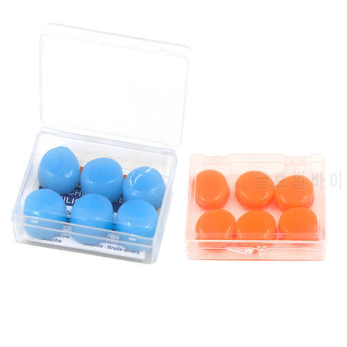 1 Pair Soft Earplugs Silicone Waterproof Dust-Proof Anti-fouling Water Sports Swimming Pool Ear Plug Swimming Accessories