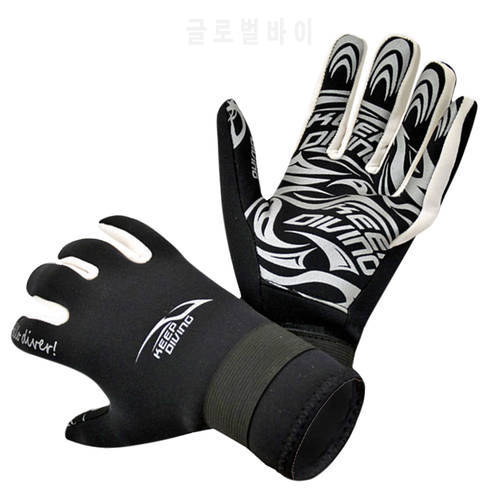 3mm Neoprene Diving Gloves Adult Swimming Scuba Diving Warm Gloves Waterproof Scratch Resistant Warm Suitable For Scuba Diving