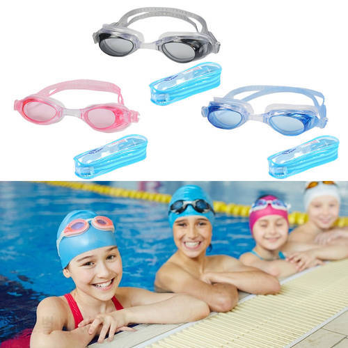 Swimming Goggles Anti Fog Waterproof Swiming Pool Swim Sport Water Glasses Eyewear with Bag Water Sport Anti-fog Goggles