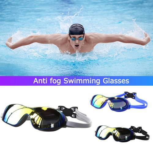 Professional Adult Swimming Goggles Outdoor Waterproof HD Anti-fog Silicone Swimming Diving Goggles Swimming Accessories