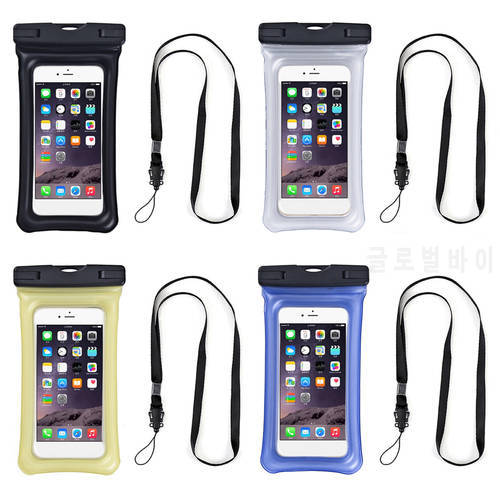 Waterproof Phone Case Cover Touchscreen Cellphone Dry Diving Bag Pouch with Neck Strap for iPhone Xiaomi Samsung Meizu