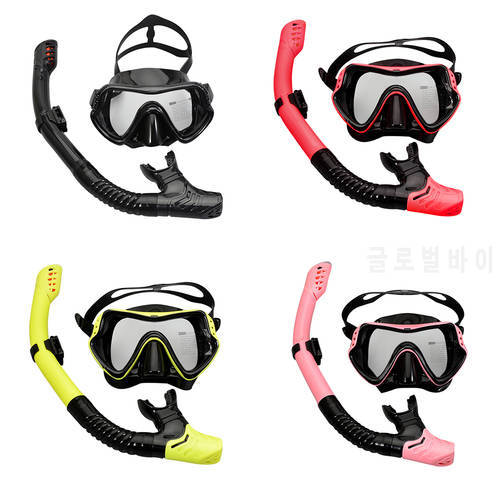 Professional Scuba Diving Mask Snorkeling Snorkel Set Adult Silicone Anti-fog Goggles Glasses Swimming Pool Equipment Diving