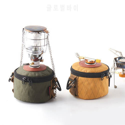 Camping MOLLE System Gas Tank Bag Thickened Propane Can Protective Cover Anti-Fall Gasoline Canister Protective Covers