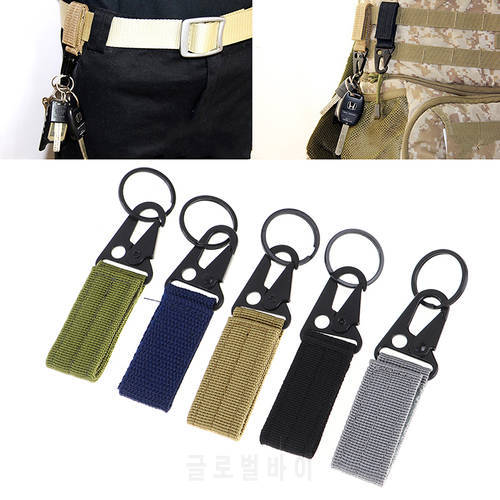 Carabiner Key Hook Belt Buckle Outdoor Camp Water Bottle Hanger Tactical Holder