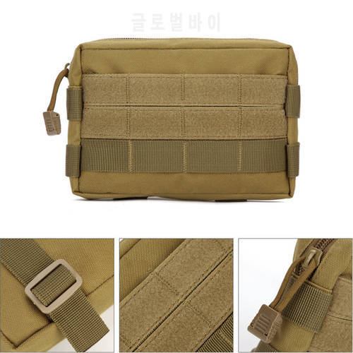Camping Small Bag Multifunctional Camouflage Tactical Waist Bag EDC Outdoor Tool Pocket Tactical Medical First Aid Bag