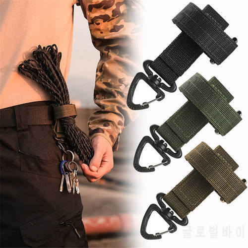 Multifunctional Glove Hook Safety Clip Outdoor Gloves Climbing Rope Storage Buckle Anti-lost Adjust Camping Glove Hanging Buckle