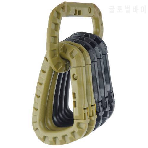 5pcs/10pcs Light Weight Multipurpose Molle Tactical D-Ring Locking Hanging Hook Spring Lock Buckle Tactical Backpack