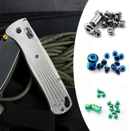 12pcs/set Titanium Alloy Nail For Butterfly Knife 535 Screw Handle Screw EDC For Benchmade Bugout Knife 535 Screws Accessor Q0Y9