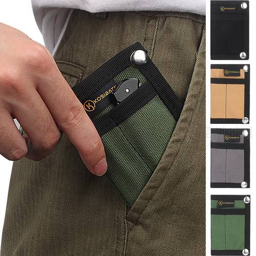 Ourdoor EDC Tool Storage Bag Multifunctional Foldable Credit Card Holder Wallet Tactical Knife Pen Universal Tool Pouch Bags