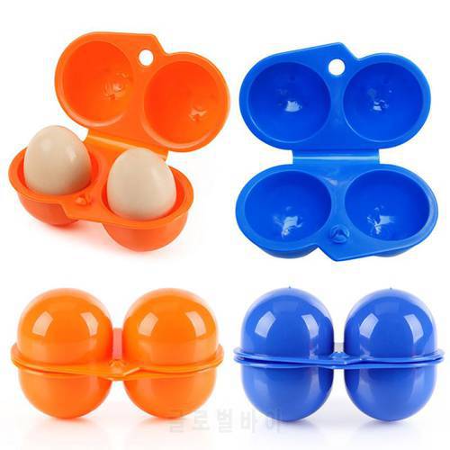 2/15 Grid Egg Storage Box Portable Egg Holder Container For Kitchen Outdoor Camping Picnic Eggs Box Case Organizer Case
