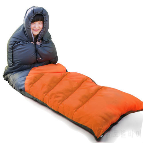 Fonoun Outdoor Camping 190T Rain Proof Sleeping Bag Warm Keeping Comfortable FN6639