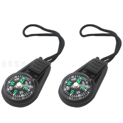 2Pcs Compass Survival Kit for Outdoor Camping Hiking Hunting Navigation Compass