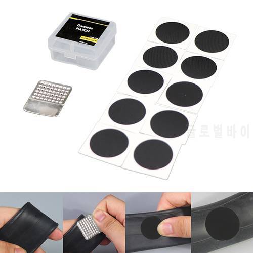 10pcs Bicycle Inner Tire Repair Glueless Chip Patches MTB Tyre Tire Repair Tool