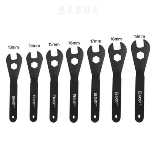 Cycling Bike Head Open End Axle Hub Cone Wrench 1PC Bicycle Carbon Steel Repair Spanner Tool Kit for Mountain Bike 13-19mm