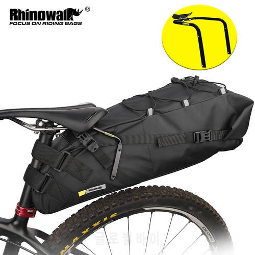 Rhinowalk Bike Pannier BagTail Seat Saddle Bag Bracket Rack 5L-13L Portable Bracket Luggage Rack Bike Accessories