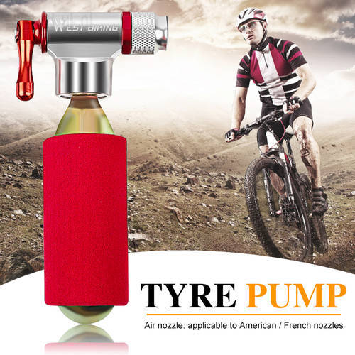 Portable MTB Mini Air Pump Road Bike Bicycle CO2 Inflator Durable Basketball Football Cycling Equipment Accessories
