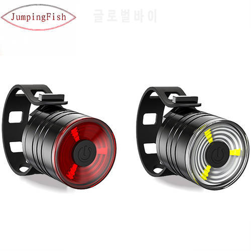 LED Bicycle Lights USB Charging Mountain Bicycle Front And Rear Lights 200 Lumens Road Bike Warning Flashlight Bike Accessories