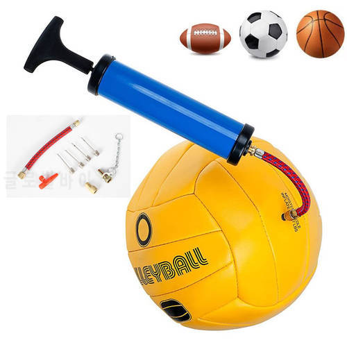 Ball Pump Needles With Nozzle Adapter And Air Hose For Inflating Football Basketball Volleyball Rugby Ball Inflatable Toys