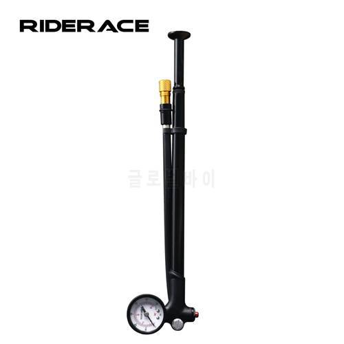 300Psi Bike Air Pump Portable High Pressure Hand Inflator Bicycle Fork&Rear Suspension Inflator For Schrader And Presta Valve