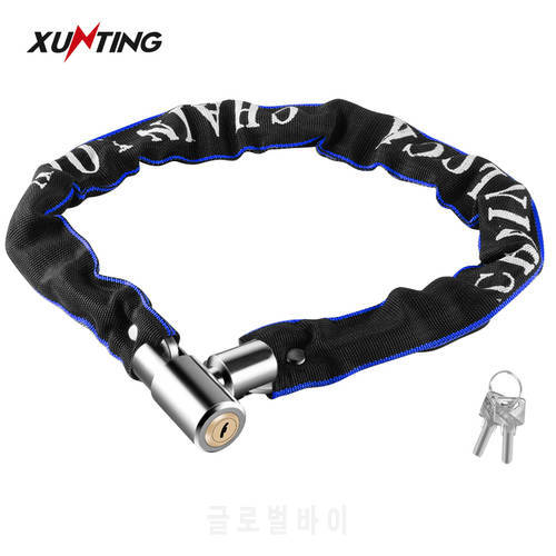 Xunting Bike Security Cable Lock 3 Keys with Mounting Bracket Anti-Theft Weatherproof Bicycle Lock Fits Bike Scooter Motorcycle