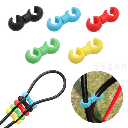 10 PCs Bicycle Brake Line Pipe Clip MTB Brake Cable Organizer S Style Clips Buckle Hose Guide Bike Cross Line Clip Line Tube