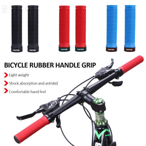 Bicycle Handle Bar Grips MTB Bike Single-sided Locking Handlebar Cover Texture Non-slip Shock-Proof Cycling Accessories
