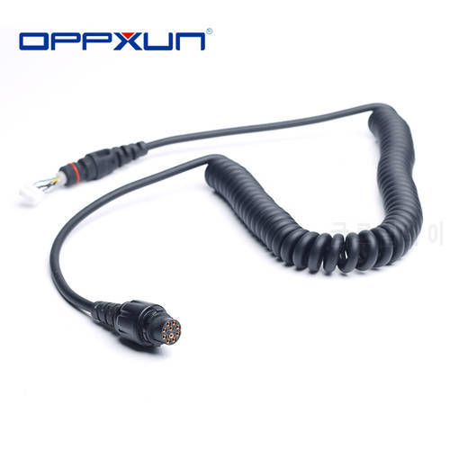 Hot DIY SM16A1 Walkie Talkie Cable For Hytera HYT MD780/G MD782U RD982U MD782V RD982V Wire Mic Microphone Speaker Line