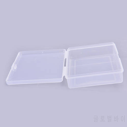 4pcs 10*7cm Transparent Plastic Boxes Playing Cards Container Storage Case card box for Board games