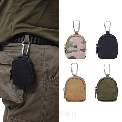 Outdoor Portable EDC Nylon Pack Pouch Wear-Resistant Coin Purse Key Holder Functional Bag Earphone Pouches