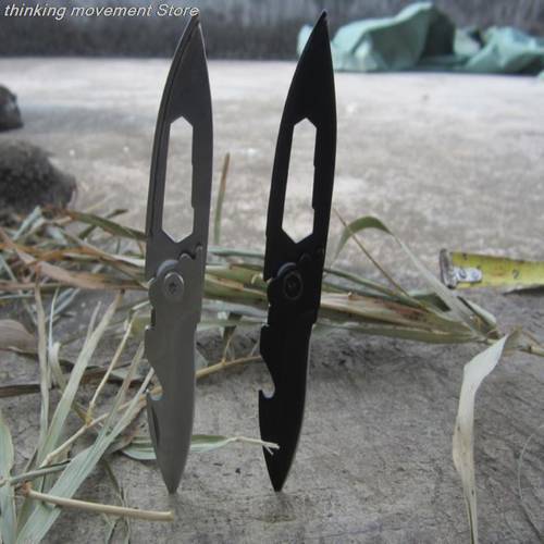 High Quality New Outdoor Travel Stainless Mini Portable Folding Knife, Key Chain KeyChain Ring