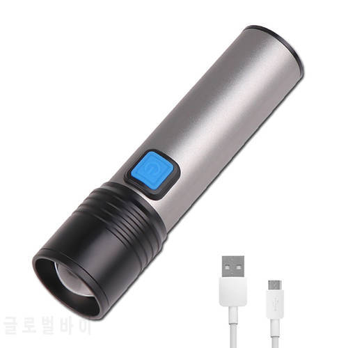 1200mAh UV Flashlight Black Light Rechargeable 395nm Ultraviolet Handheld Torch Portable for Detector for USB LED Medical Light